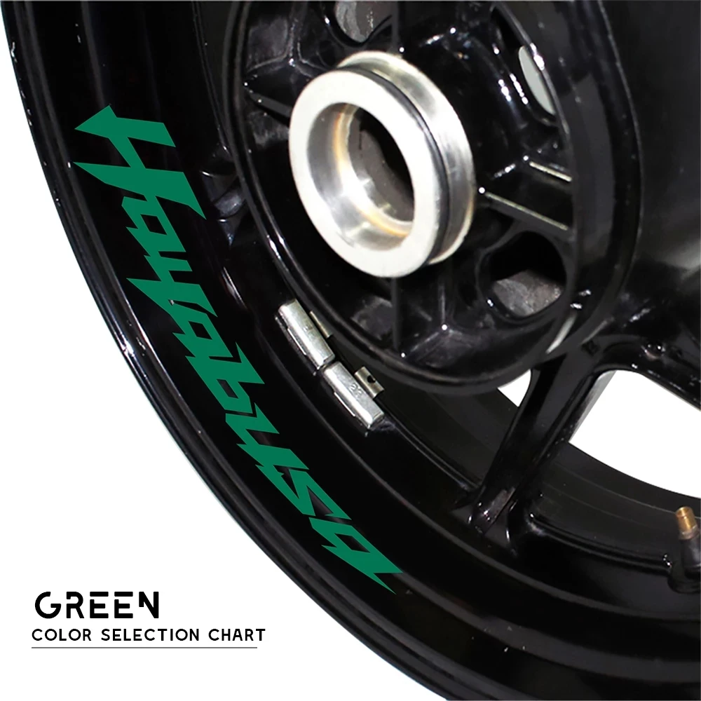 Motorcycle Wheel Sticker Waterproof Reflective Moto Rim Tape Rim Sticker Suitable For SUZUKI HAYABUSA Hayabusa