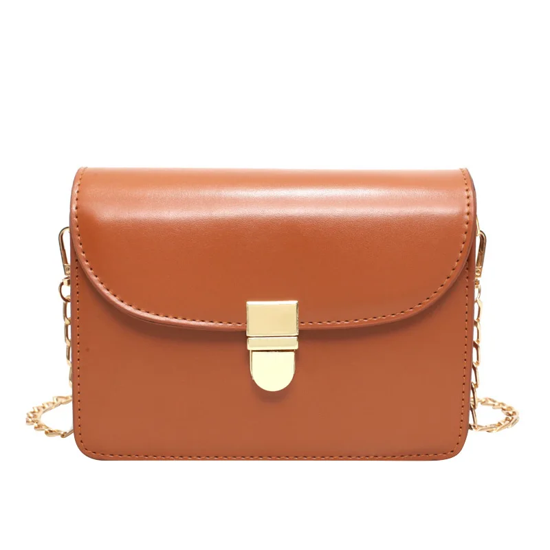 

Advanced Sense Bag Foreign Style Small Square Bag Women's Bag New 2019 Joker Messenger Bag Texture Super Fire Chain Bag