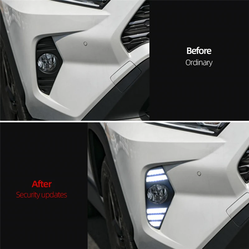 ����Ÿ RAV4 2019 2020 �ڵ��� �׼������� ���� ����� ���� ���õ� ���۰� �ִ� ��� LED �ְ� �����, 2 ��