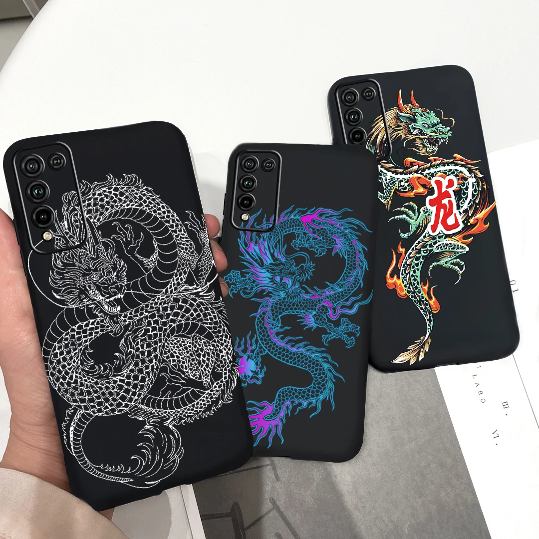 Чехол для Honor 10X Lite крутой чехол телефона с принтом Мягкая силиконовая задняя
