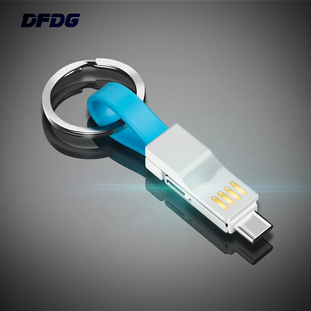 3 в 1 каво USB портативный кабель Telefono Magnetica di Ricarica Кави ди типо C Micro 2A мини брелок для