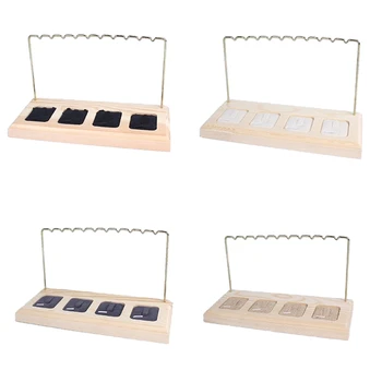 

Jewelry Tree Stand White Metal and Wood Basic Storage Necklaces Bracelets Earrings Holder Organizer Jewelry Display