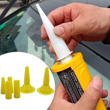 

8pcs/set Glass Cement Sealant Tool Glue Nozzle Interior Grouting Finishing Straight Push Type For Caulking Multifunction Home