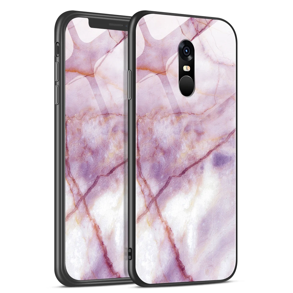 Для Xiaomi Redmi Note 4/4X роскошный чехол из закаленного стекла для Remi Note 4 Pro CN Version/4 Gobal Version Fashion Soft Edge Shell - Цвет: W223