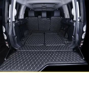 

Leather Car Trunk Mat Cargo Liner for Land Rover Discovery 4 2009 2010 2011 2012 2013 2014 2015 2016 LR4 Accessories