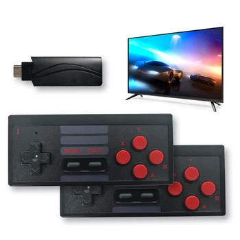 

Mini HDMI Output 4K TV Retro Game Console Dual Gamepad Game Stick USB 8 Bit TV Wireless Handheld Game Console