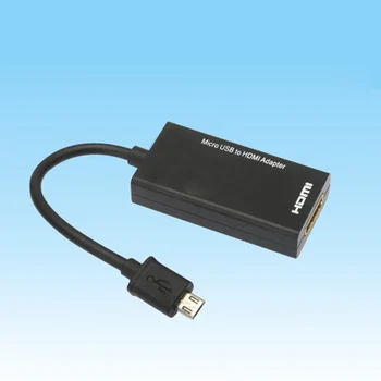

Male Mini Micro USB 2.0 MHL To HDMI Adapter Cable Female HD 1080P For Samsung Galaxy S2 For Android Micro USB Port for charging