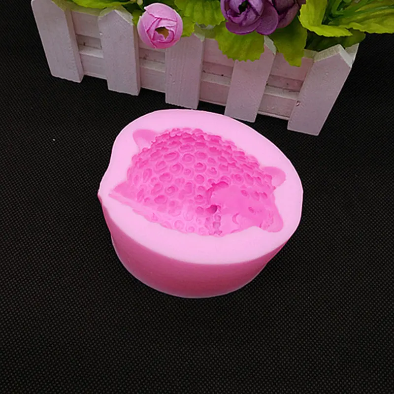 Милая курчавая овечка ремесла формы искусства силикона DIY ручной формы для мыла и шоколада JS21