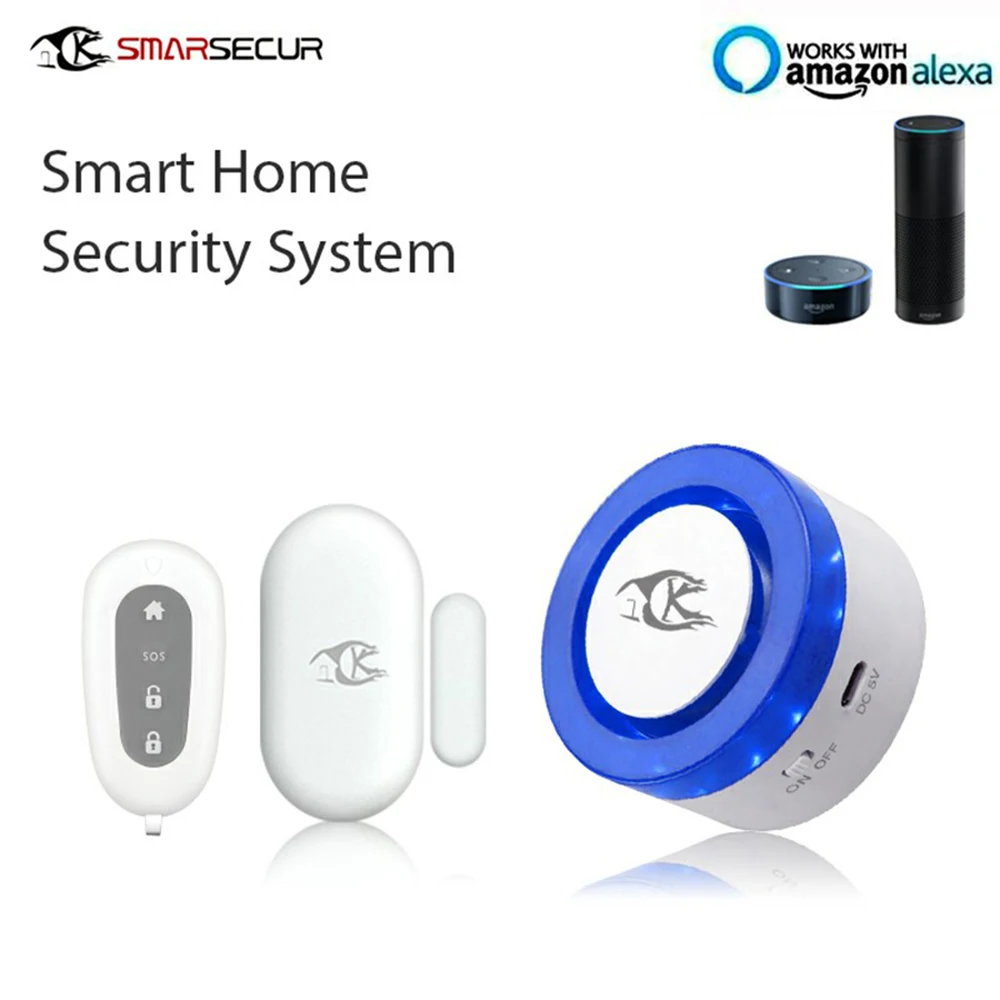 Домашняя сигнализация для умного дома Alarmas De Deguridad Para Каса Wifi умная сирена Tuya