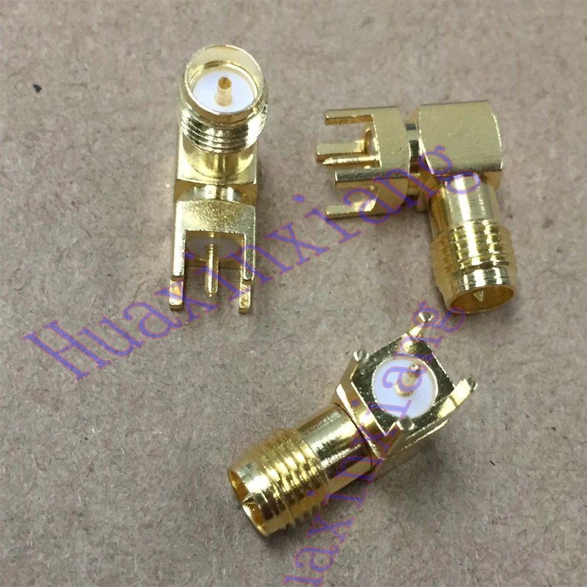 

20PCS/Lot SMA-KWE SMA Female Antenna Jack Connector External thread/inner needle/Bend