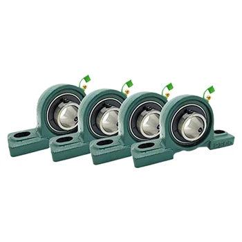 

2Pcs UCP205-16 Cast Iron Pillow Block Mounted Bearings - 1 Inch Inside Diameter with Set Screw Lock