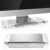 Besegad подставка для монитора из алюминиевого сплава, столешница с 4 usb-портами Для iMac, MacBook, компьютера, ноутбука, европейская вилка - изображение