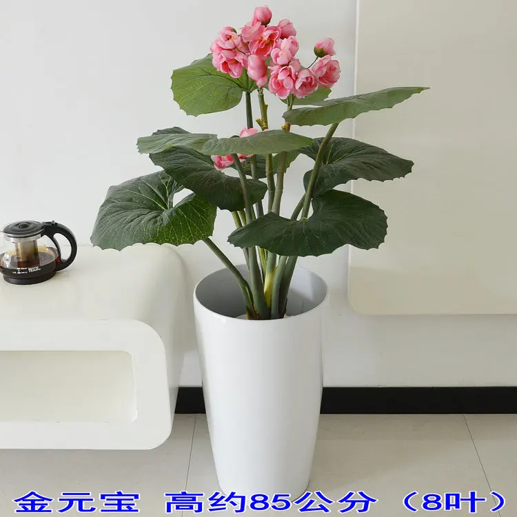 DIY Project Artificial Green Plant Home Decor Fake Landing Trees Flower Decoration Not Contain Vase - Цвет: J not contain vase