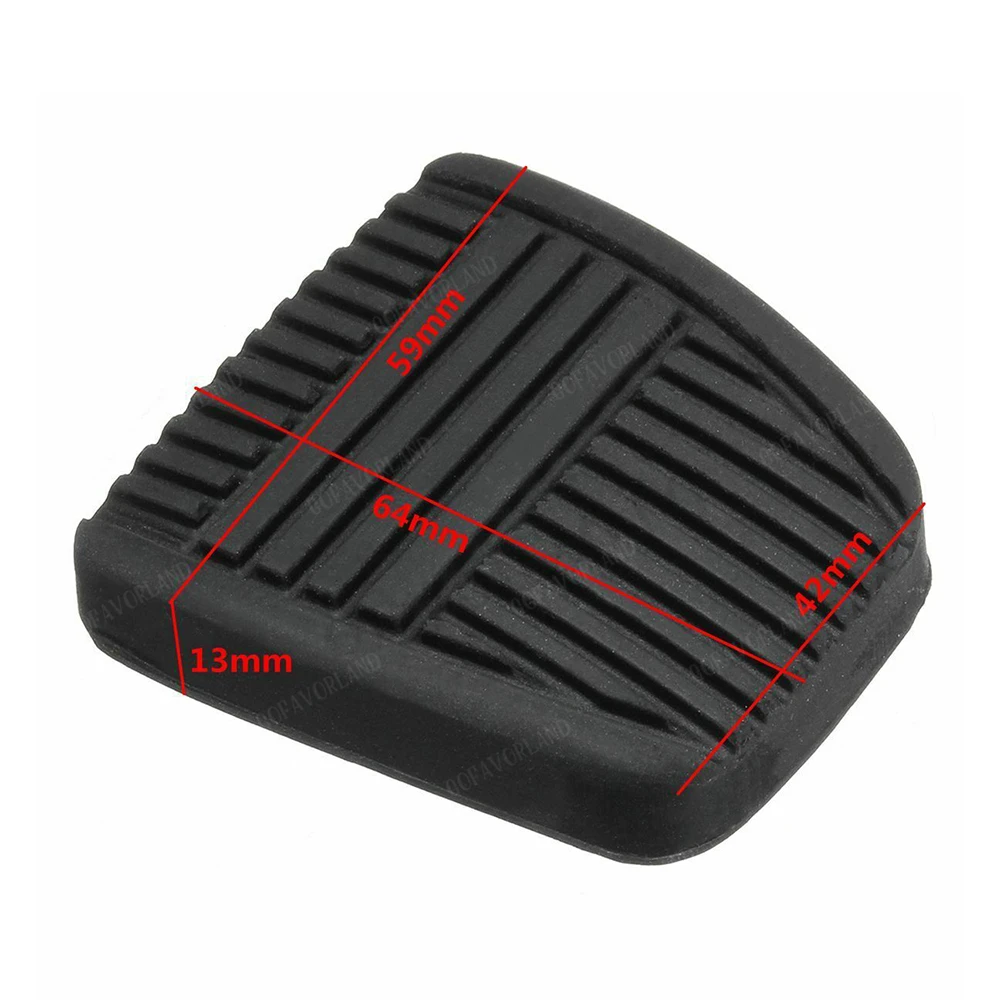 2Pcs Brake Pedal Pad Antislip Clutch Rubber Black Cover 31321-14020 For Toyota 4 Runner 1984-2001 Camry 1983-2001 For Lexus