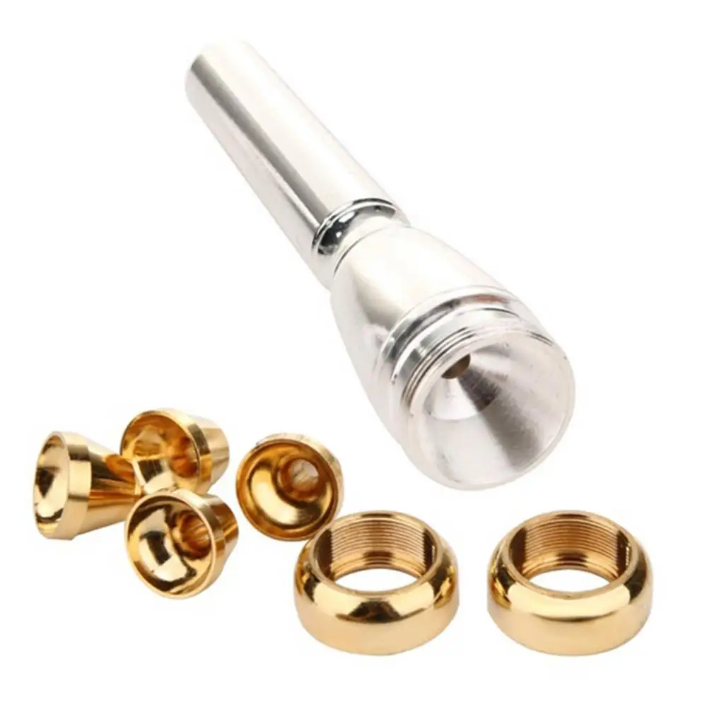 4 Size Professional Trumpet Mouthpiece Accessories for 3C 5C 7C 1-1/2C Nozzle Trumpet trumpet instrument trumpet mouthpiece remover