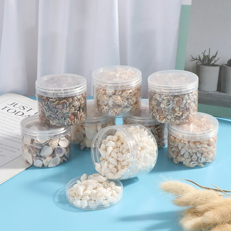 1 Box Natural Conch Shells Mini Corn Screw Wall Deco DIY Aquarium Landscape Seashells Crafts party Decor Wedding supply | Дом и сад