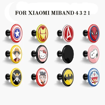

For xiaomi miband 4 Strap Mi Band 4 3 2 1 Strap buckle Pattern button bracelet Miband 4 limited edition wrist strap accessory