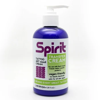 

8Oz Bottle Tattoo Transfer Cream Gel Imported Tattoo Supply For the Long Lasting Precision Tattooing application Tattoo