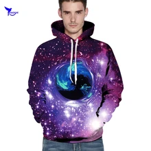 3D Вселенная крутая звезда небо печатных Скейтбординг толстовки для мужчин и женщин хип хоп осенние толстовки Спортивная Паркур с капюшоном одежда