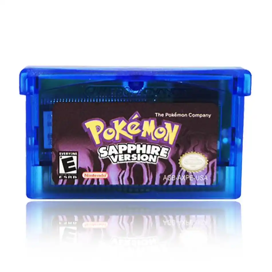 ホット32ビットポケモンカードエメラルドリーフルビー英語us版gba ゲーム コレクションカード Aliexpress