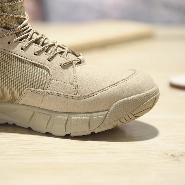 Botas militares de seguridad para hombre zapatos de deporte de senderismo zapatillas de tobillo botas de