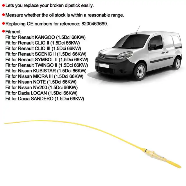 Engine Oil Dipstick 1174.85 Oil Dipstick Replace Replacement for Peugeot  206 207 307 with 1.4 HDi Engines - AliExpress