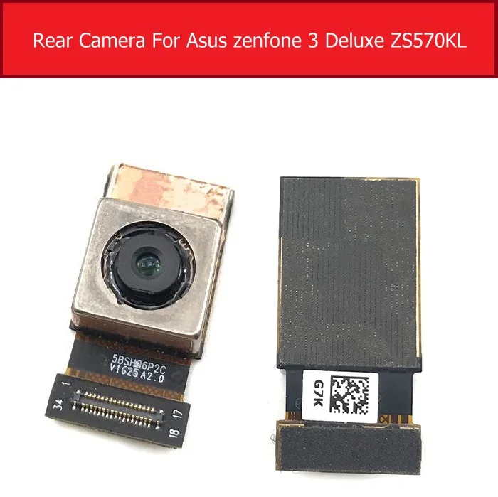 

Back Main Camera For ASUS ZenFone 3 Deluxe ZS570KL Big Rear Camera With Flex Cable Replacement Repair Parts