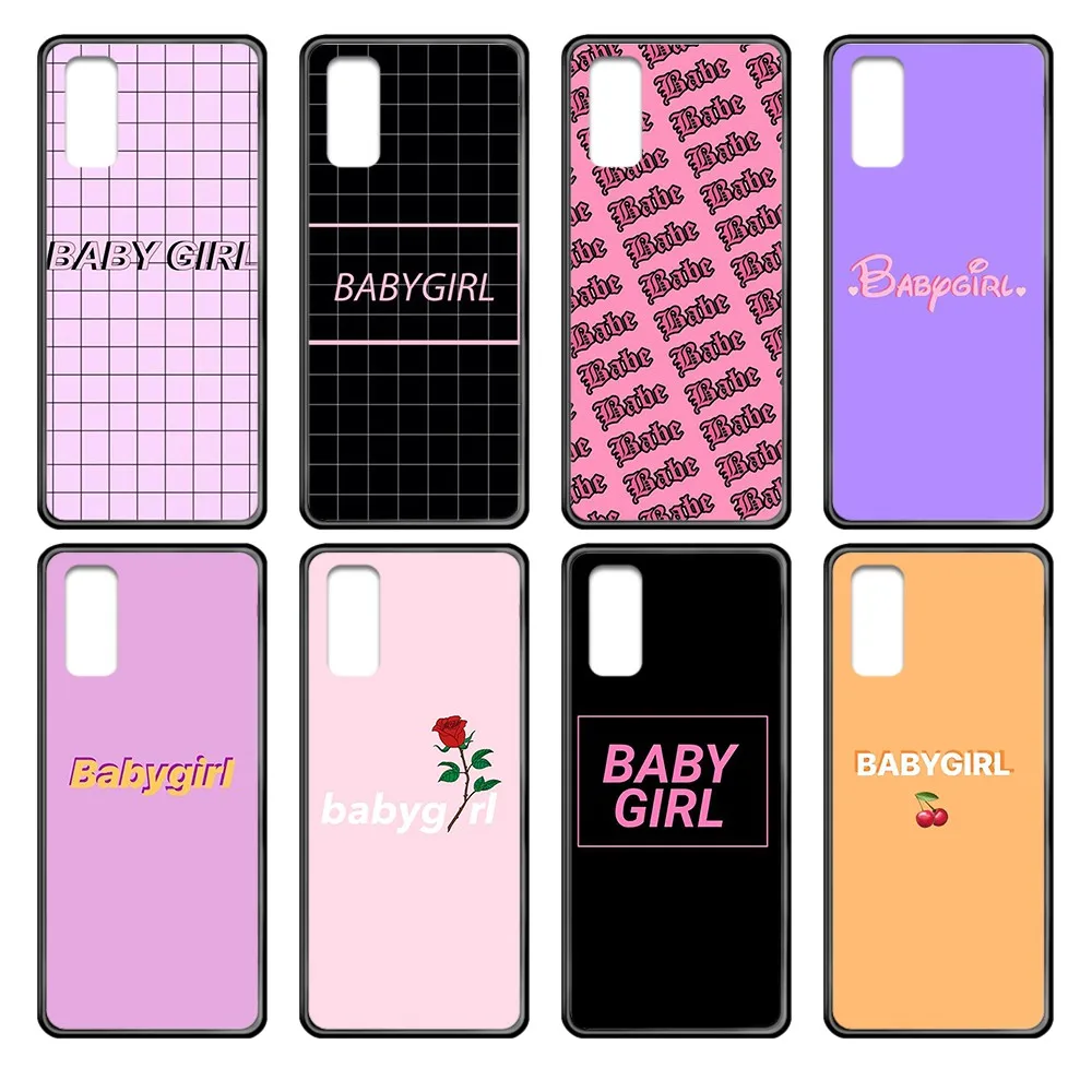 BABYGIRL Quotes text cell cover black Phone case hull For Samsung Galaxy J S 1 2 3 4 5 6 7 8 9 10 Ace Prime Plus Lite Edge | Мобильные