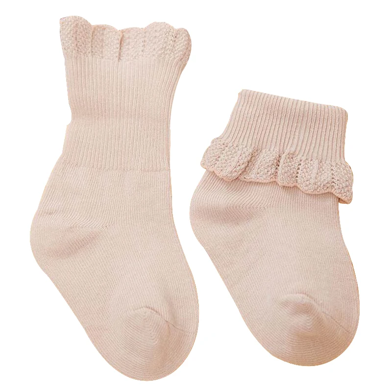 6 Pairs Lace Baby Socks 0-3 Cotton Mix Princess for Years Girls Toddlers for Newborn Socks Colors