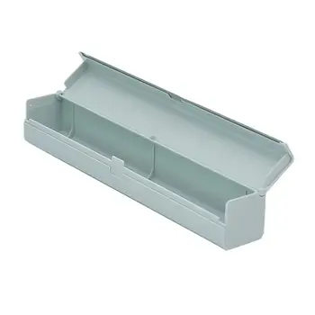 

Cling Film Storage Box With Cling Film Cutter Plastic Wrap Dispenser Storage Holder Simple Style Kitchen Tool