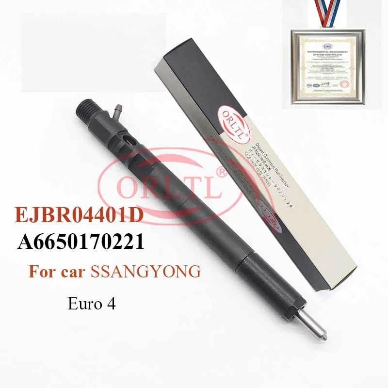 Форсунка ORLTL EJBR04401D A6650170221 4401D для SSANGYONG KYRON 2.7L XDI SUV (165BHP) D27DT EURO 4|Топливный инжектор| |