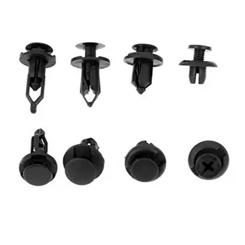 

40pcs Faster Clips Body Plastic Push Pin Fastener Trim Mouldings Clip Of Assortment Kit
