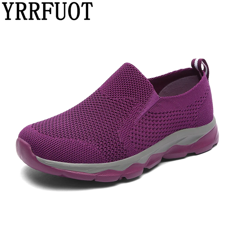 Bonitas moda para Mujer, goma ligera, mocasines, nuevas Zapatillas Mujer, zapatos de moda, malla de aire|Zapatos vulcanizados de mujer| - AliExpress