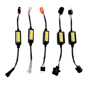 

9V-36V Wiring Decoder Adapter Anti Hyper Blink Flash Error LED Headlight Canceller Decoder For H1/H3 H4 H7 H8 H9 9005/9006/9012