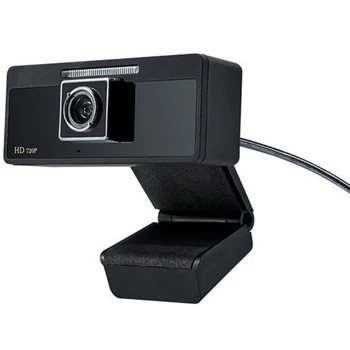 

HD 720P Webcam Camera USB Drive-Free Live Conference Webcam Camera with Microphone for PC Notebook Desktop