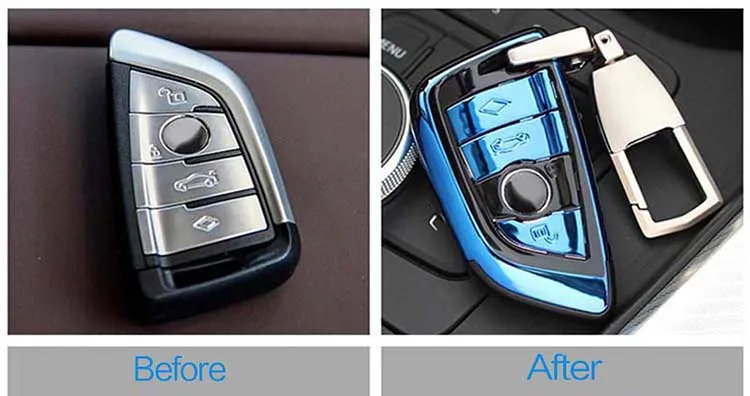 Cover chiave telecomando per BMW 2 3 5 7 serie 6GT X1 X3 X5 X6 F45 F46 G20 G30 G32 G11 G12 F48 G01 F15 F85 F16 F86 - H69f642d32e7149eab2bc618056984e4a6