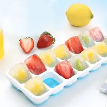 Silicone Ice Cube Tray Ices Jelly Maker Mold Trays with Lid for Whisky Cocktail