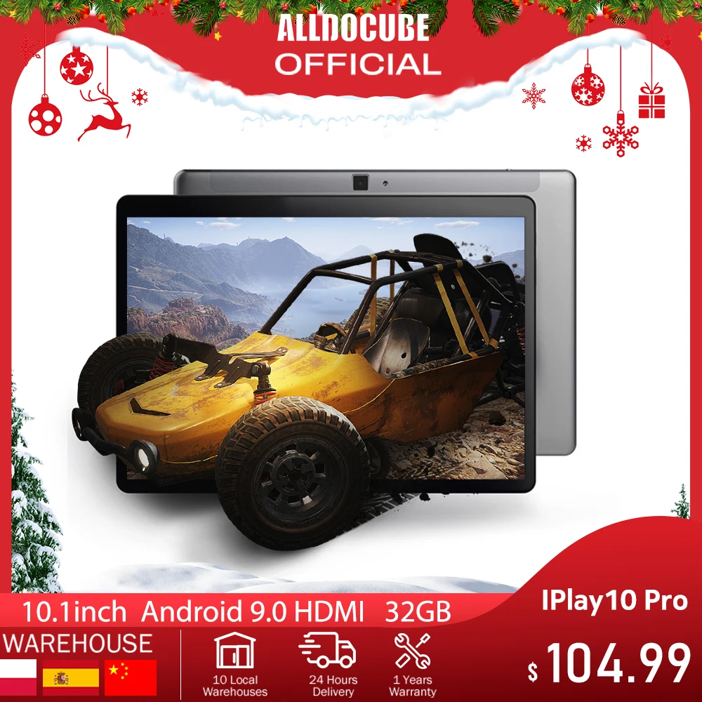 Игровой планшет Alldocube iPlay10 Pro экран 10 1 дюйма IPS четырехъядерный процессор MT8163 3 Гб