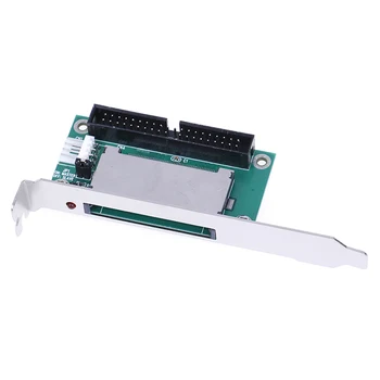 

40-Pin CF Compact Flash Card To 3.5 IDE Converter Adapter PCI Bracket Back Panel