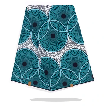 

Nigerian Style Wax Dye Printed Fabric Cotton 100%Real Breathable Ankara African Wax Print Fabric For Sewing By The Yards RV09-95