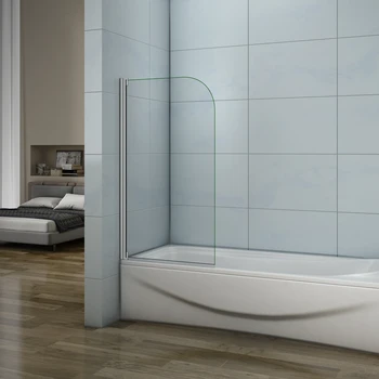 

Bath screen Swing Rotating 4mm Profile Gray Matte 80x140 cm-1 Sheet Folding