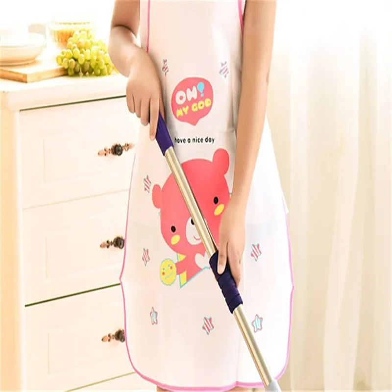 Japanese-and-Korean-version-of-the-cute-princess-apron-cartoon-jingle-waterproof-half-apron-kitchen-oil (4)