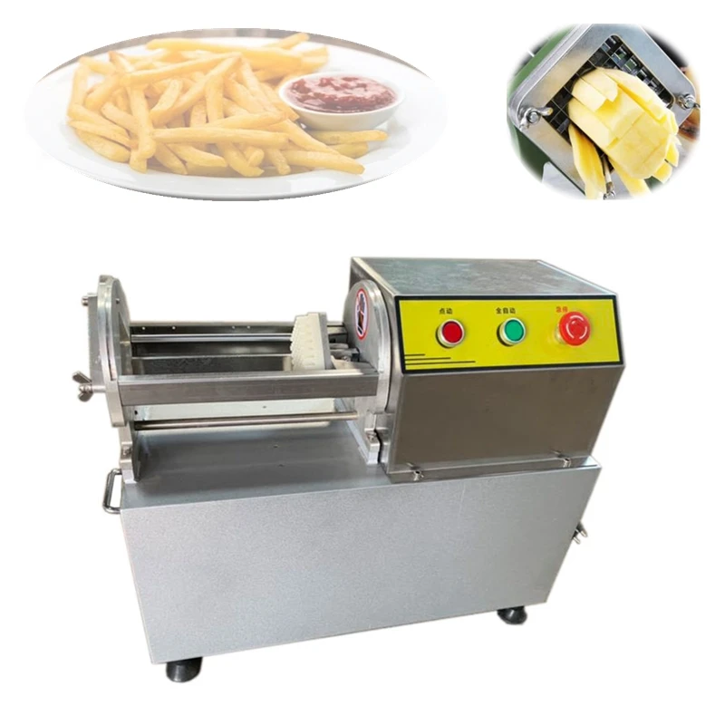 Commercial Electric potato cutter machine For Cucumber onion carrot cutting strips machine French Fries machine