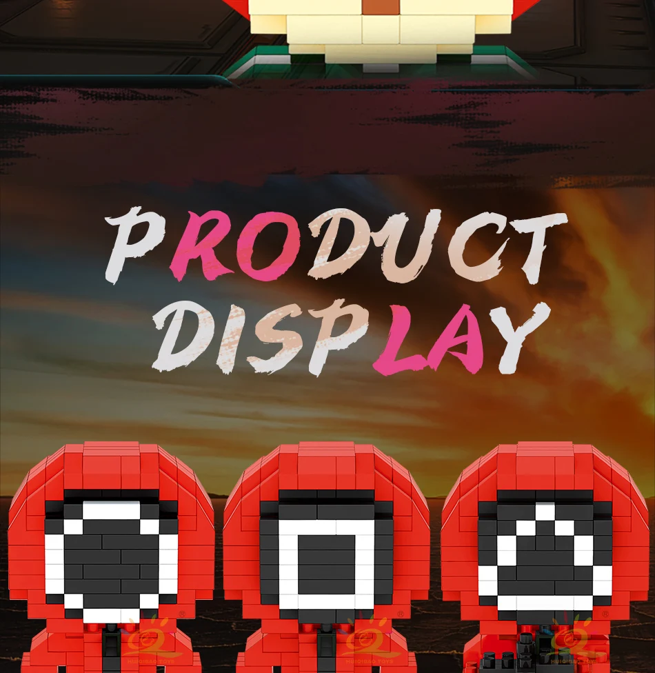 HUIQIBAO jeu de construction de calmar de la ville pour enfants jouet