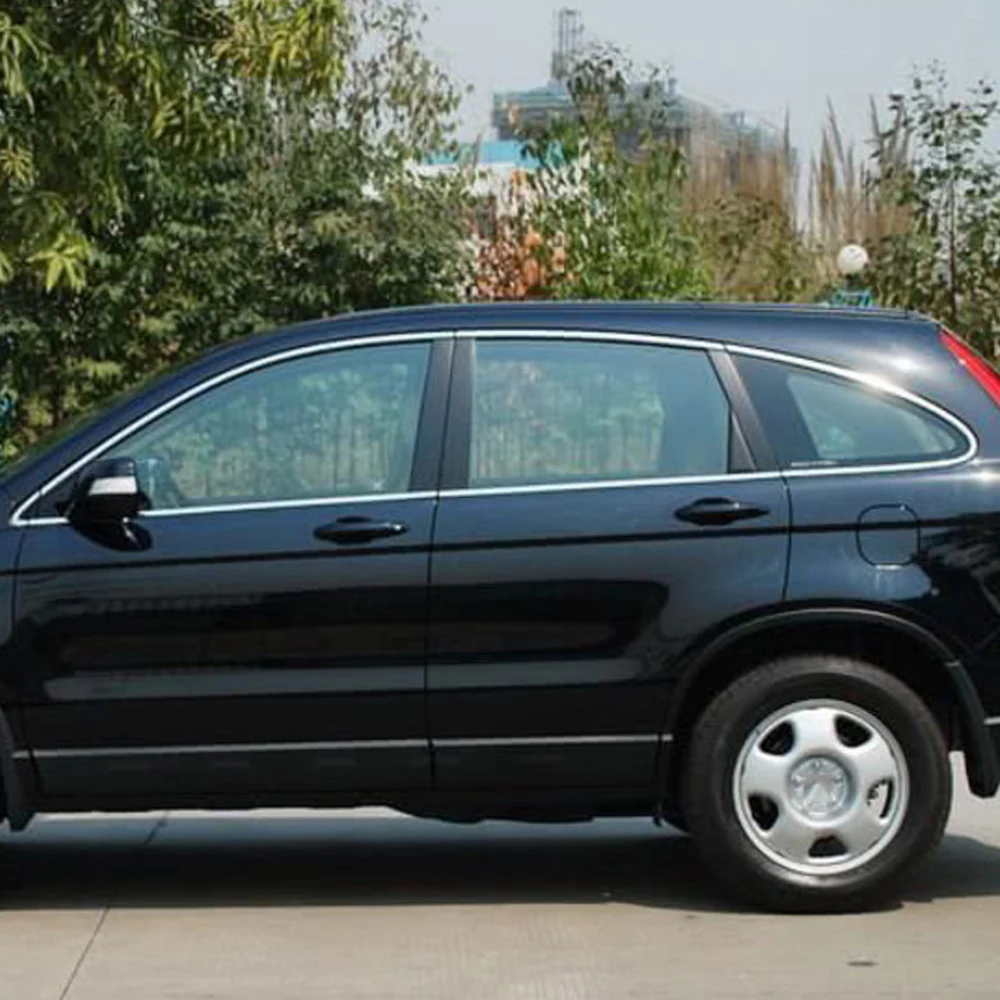 Для HONDA CRV 3-го поколения 2007-2011 окна автомобиля солнце дождь тени козырьки щиток Shelter Защитная крышка отделка рамка наклейка