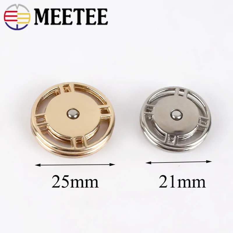Meetee 10 комплектов 21 мм/25 мм металлическая пряжка Женское пальто декоративная