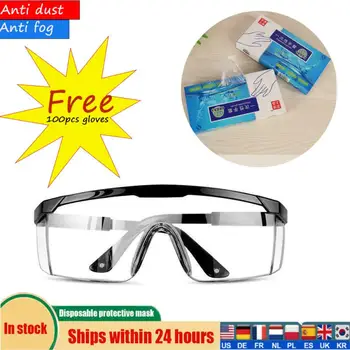 

HD Cycling Safety Glasses Eye Protection Goggles AntiFog Glasses Clear Vent Protective Glasses Motorcycle Cycling Glasses очки
