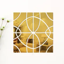 JM286 акриловые зеркальные настенные наклейки Современные украшения для дома декоративные украшения для гостиной, спальни