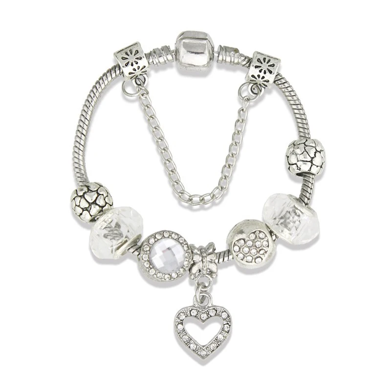 Модные ювелирные браслеты, Diy бисерные браслеты, Кристальный бисерный браслет, Пандора Браслет