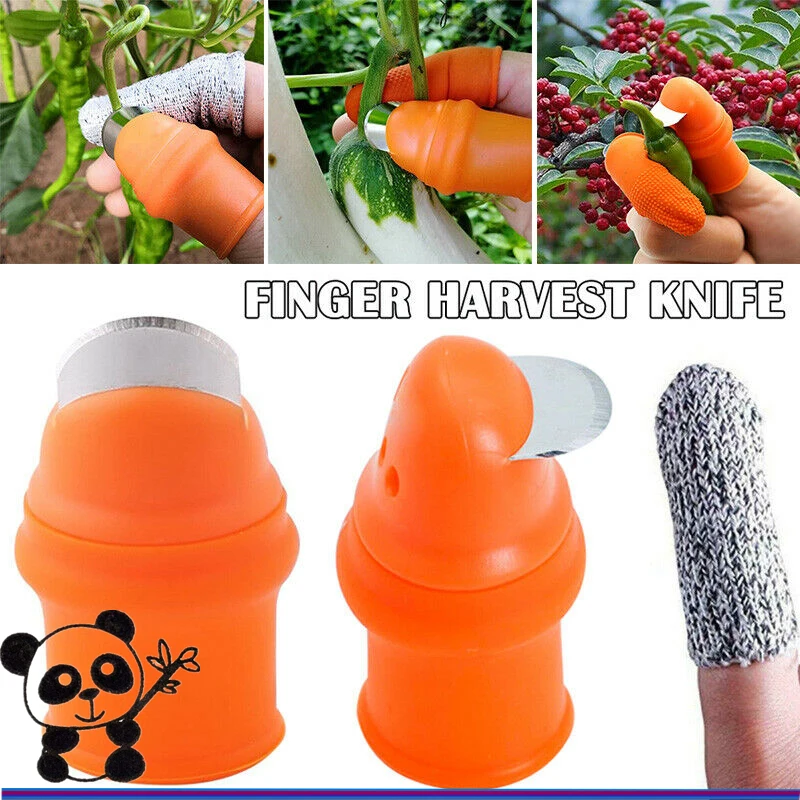 [Natabest] 1 шт., силиконовые перчатки для резки ножей для большого пальца, машина для ущипания овощей, защита для пальцев, защитные шестерни, садовые инструменты